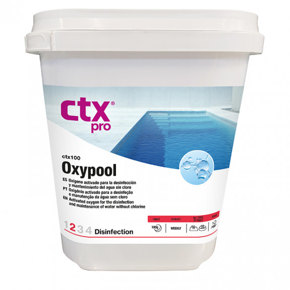Ossigeno attivo solido Oxipool pastiglia 100 g.