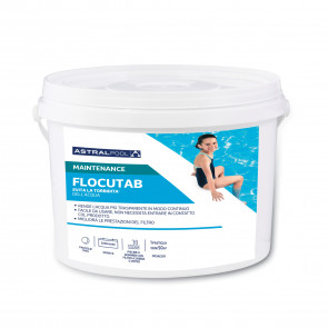 Flocculante solido in pastiglia da 100 g. - secchiello da 5 Kg.