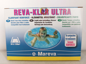 Flocculante Reva-Klar in 10 sacchetti da 100 g. - scatola da 1 Kg.
